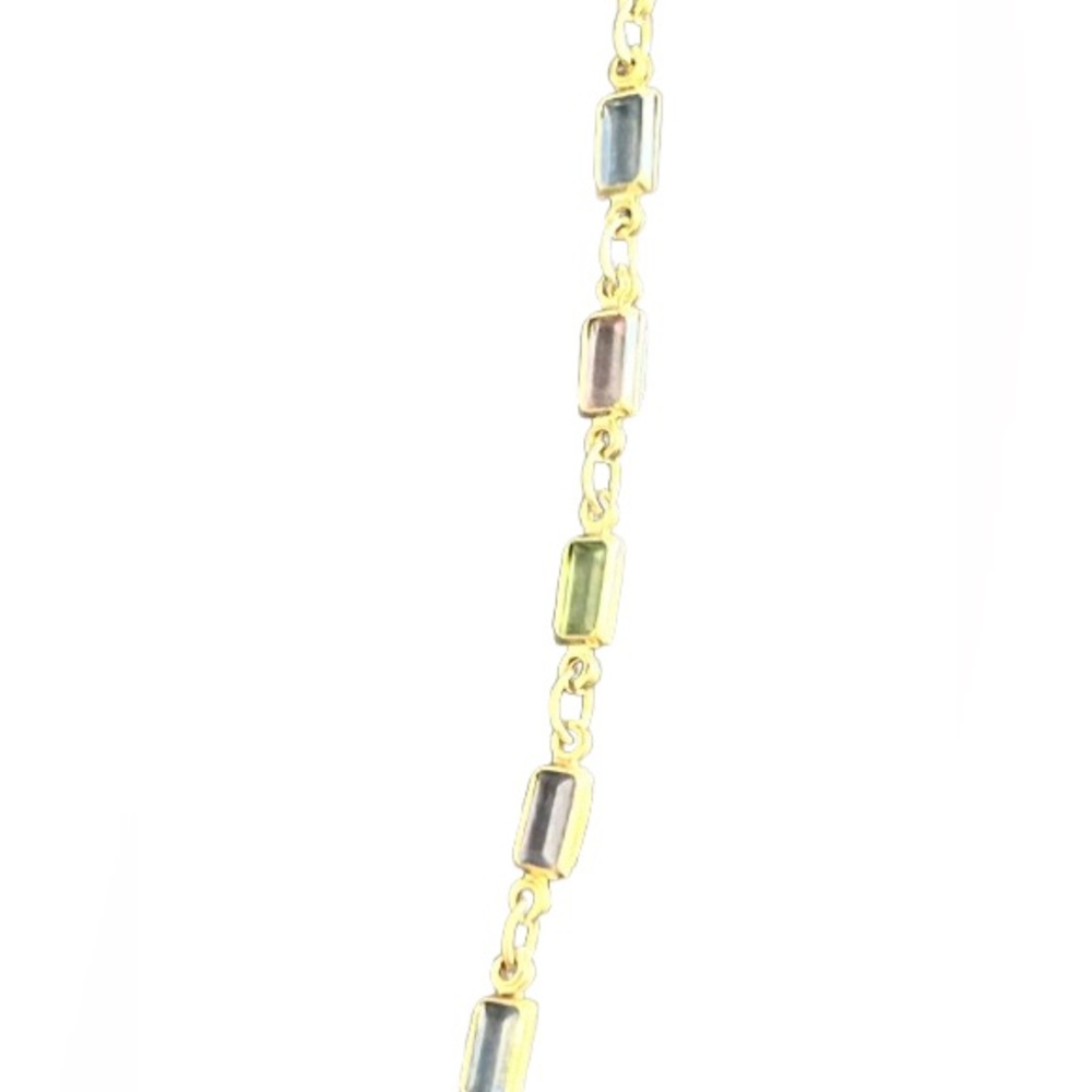 Gold Filled Multicolor Beaded Bracelet